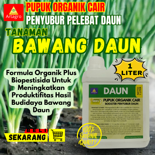 Jual Pupuk Semprot Daun Bawang Organik Liter Agar Tanaman Subur Daun