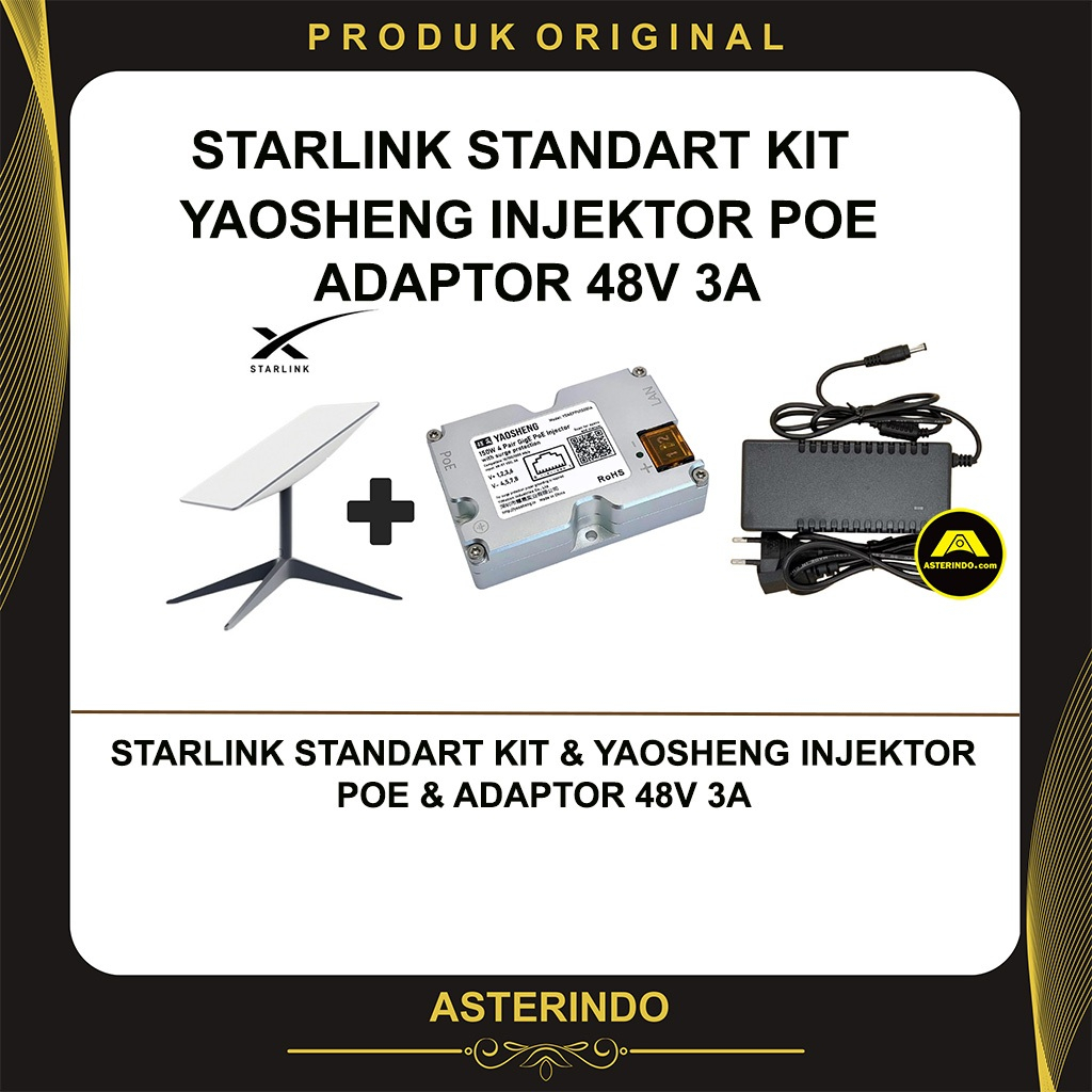 Jual Starlink Standard Internet Kit Satellite Antenna Wifi Router