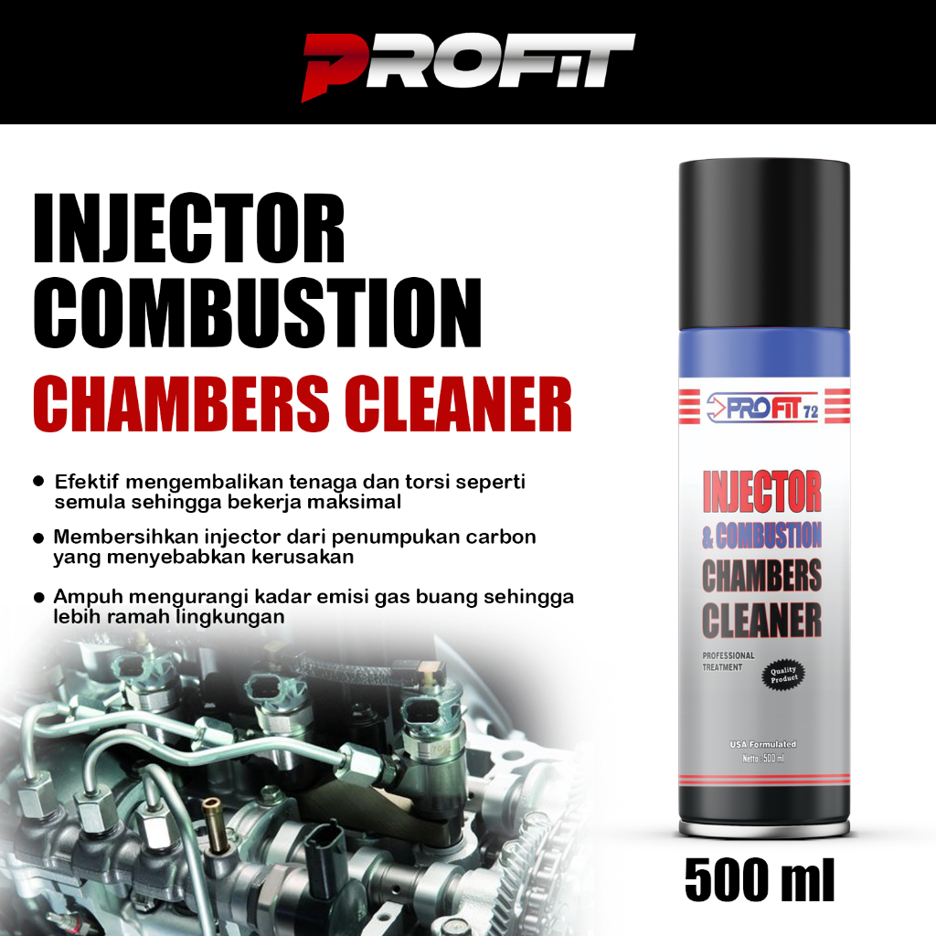 Jual Profit Pembersih Injector Cleaner 500ml Combustion Chambers ...