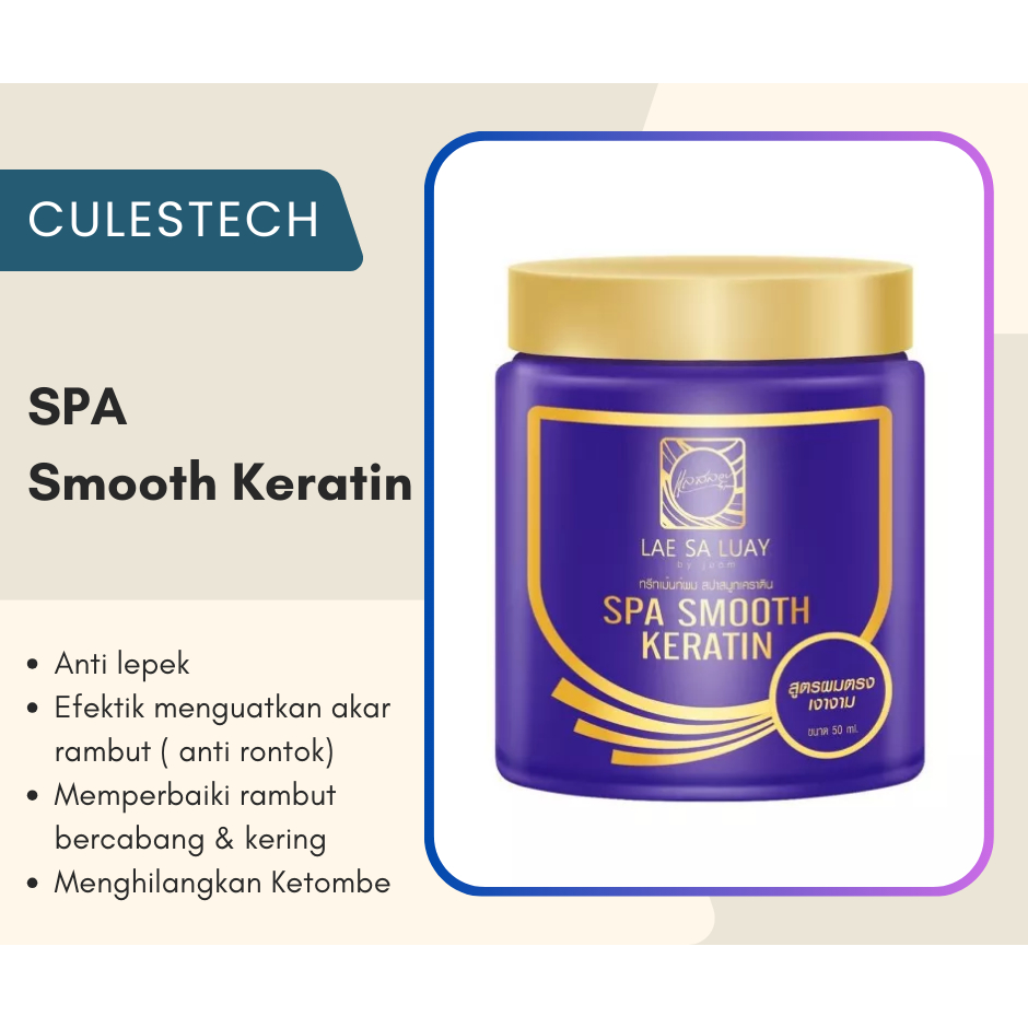 Jual Masker Rambut Spa Smooth Keratin LAE SA LUAY 250ml Original ...