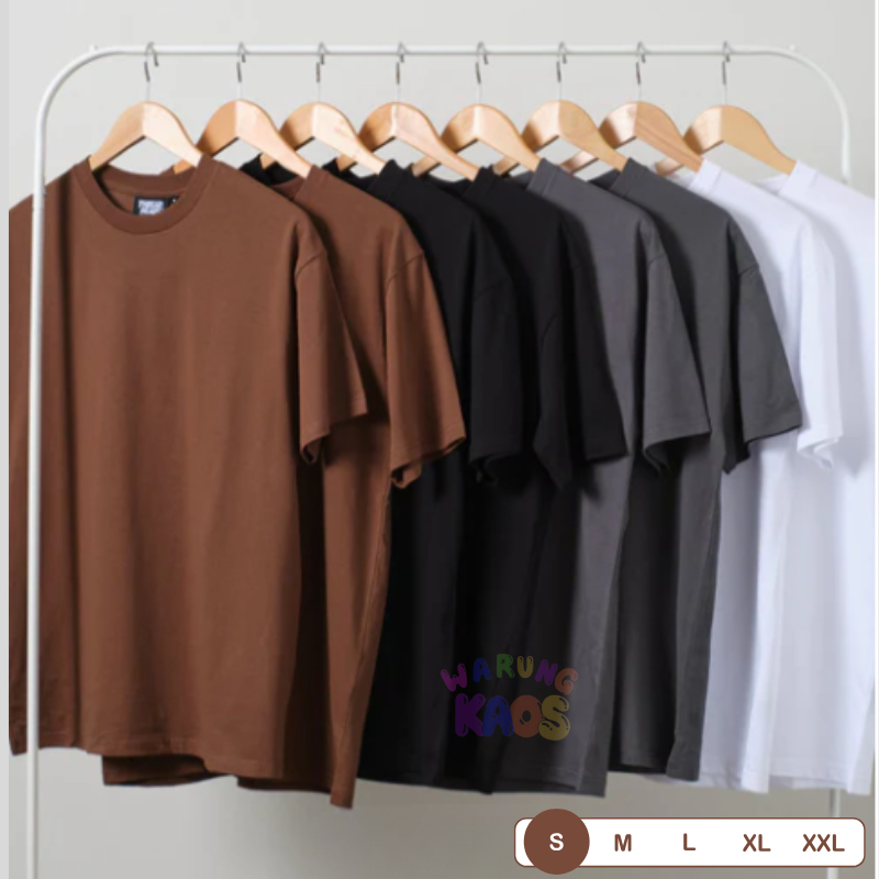 Jual Kaos Polos Pria Premium Cotton Combed - Kaos Polos Lengan Pendek