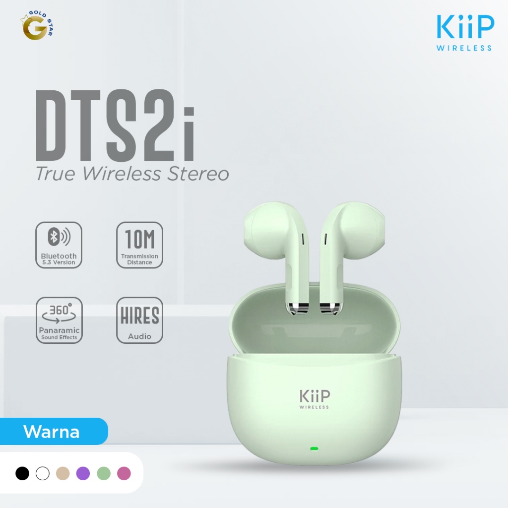 Jual KiiP Wireless DTS2i TWS Bluetooth Headset Handsfree Earphone
