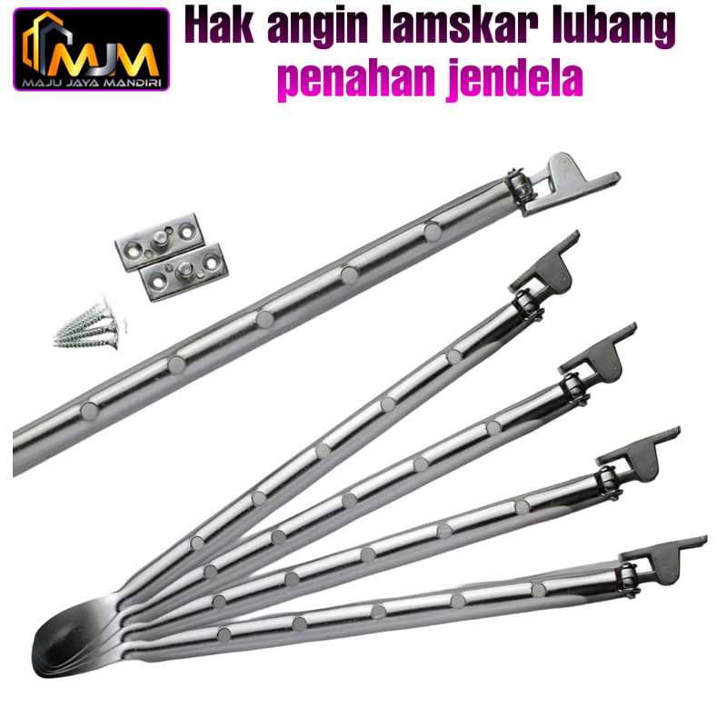 Jual Lamskar Jendela Lubang Silver Ramskar Penahan Jendela Window Hook ...