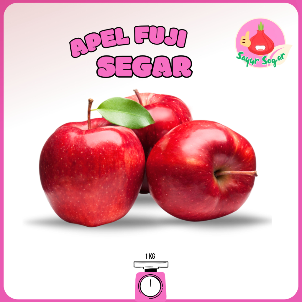 Jual Sayur Segar - Apel Fuji Segar / Fuji Apple 500 gr - 1 kg | Shopee ...