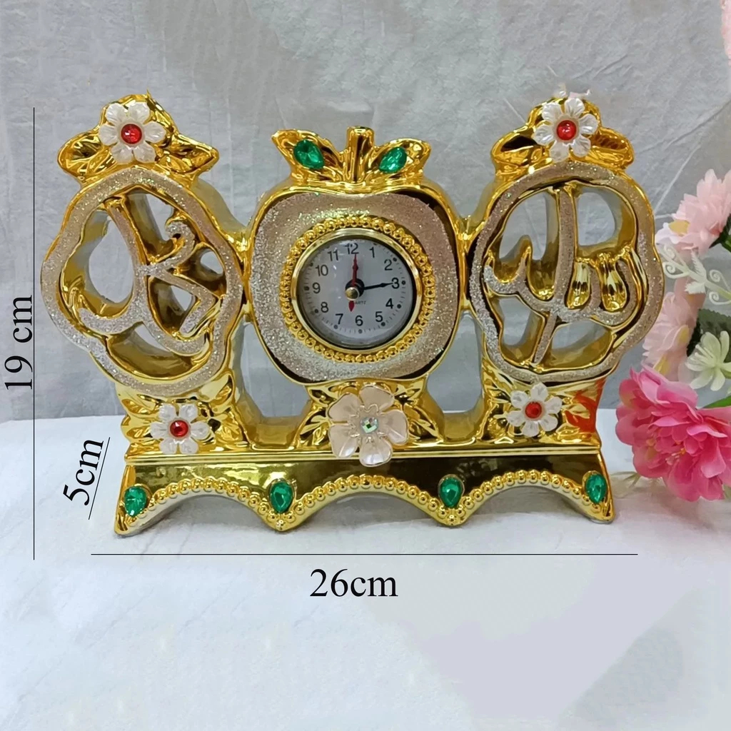 Jual GK Pajangan Keramik Jam Apel Kaligrafi Allah Muhammad | Shopee ...
