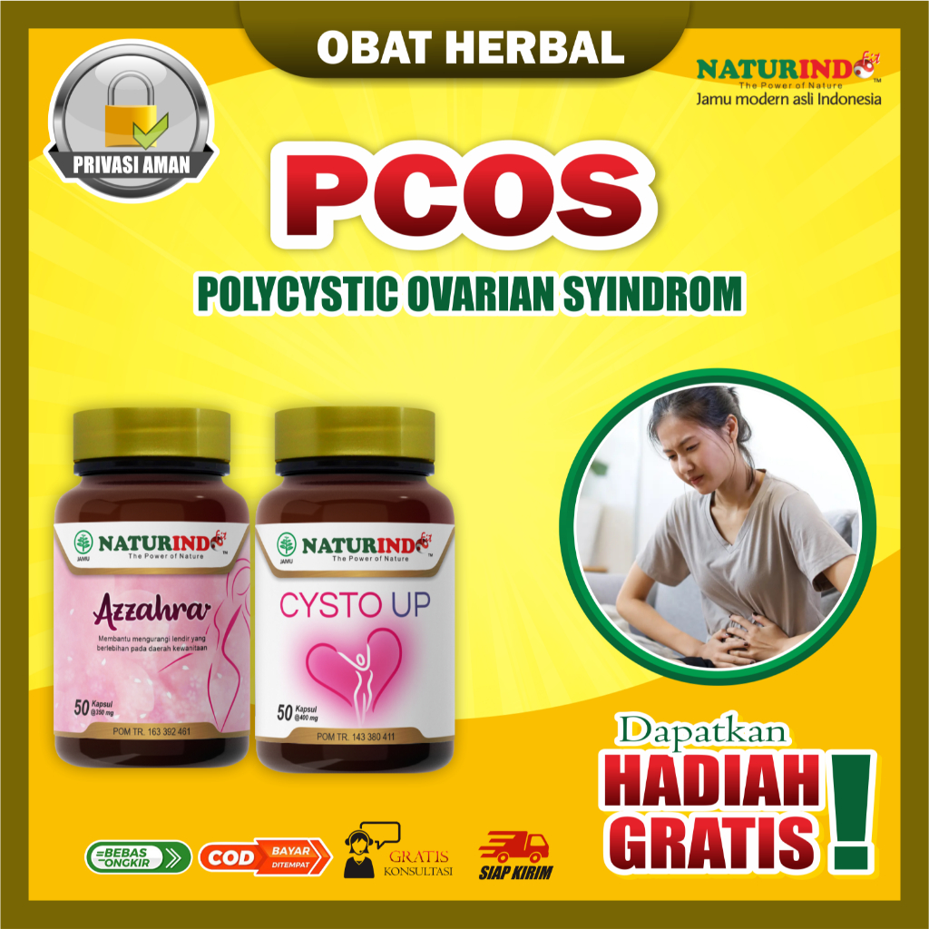 Jual Obat PCOS Herbal Kista Polystic Ovarium Syndrome Sel Telur Kecil ...