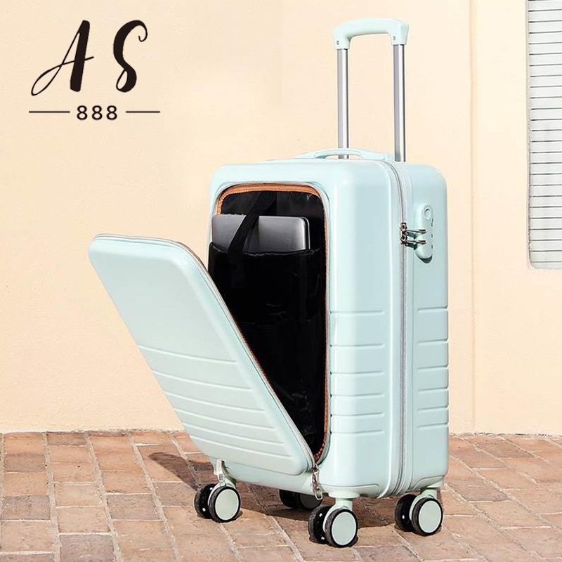 Jual 【NEW】AS888 Koper Modis 20 Inci dengan Tempat Cangkir USB CHARGER ...