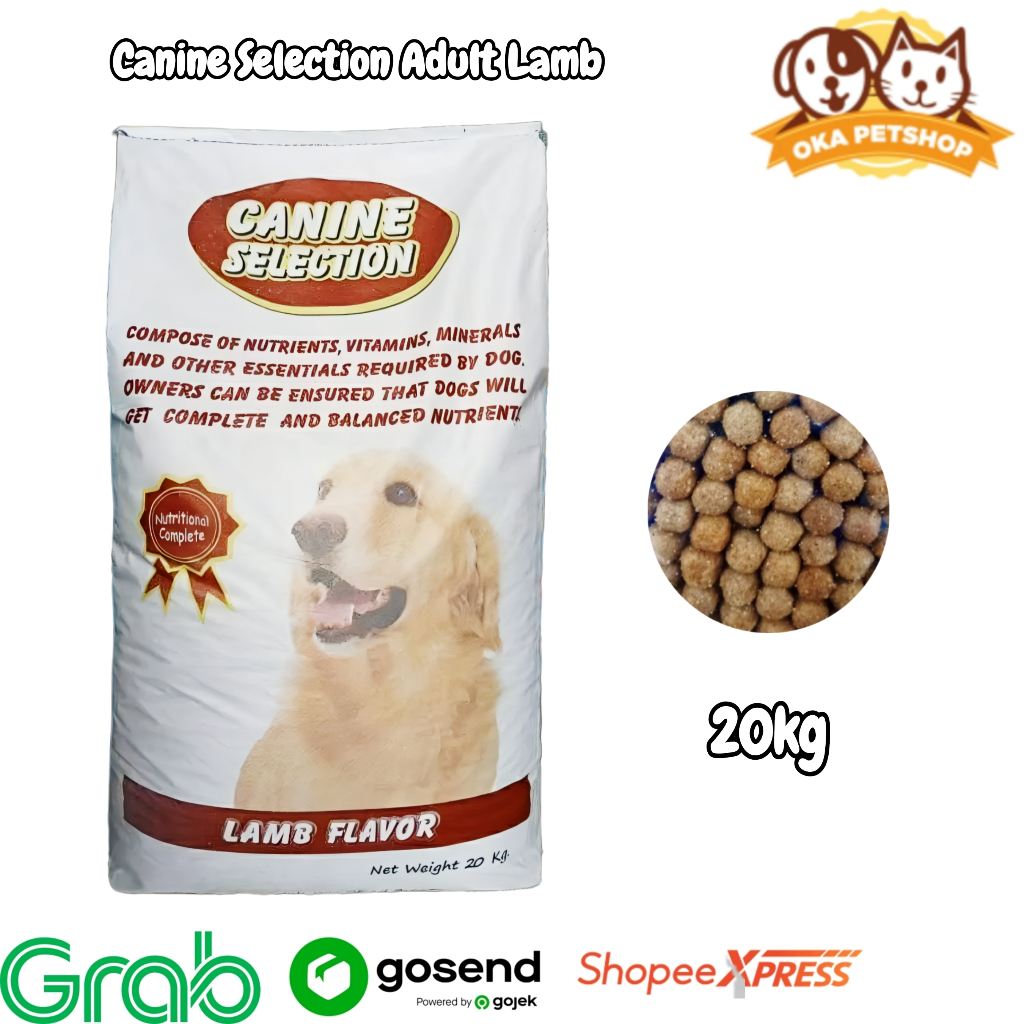 Jual Dog Food Canine Selection Lamb 20kg / GO-JEK makanan anjing canine ...