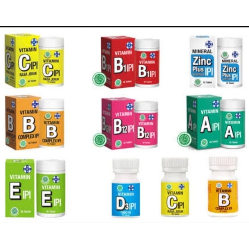 Jual Suplemen vitamin ipi botol 45 Tablet | Shopee Indonesia