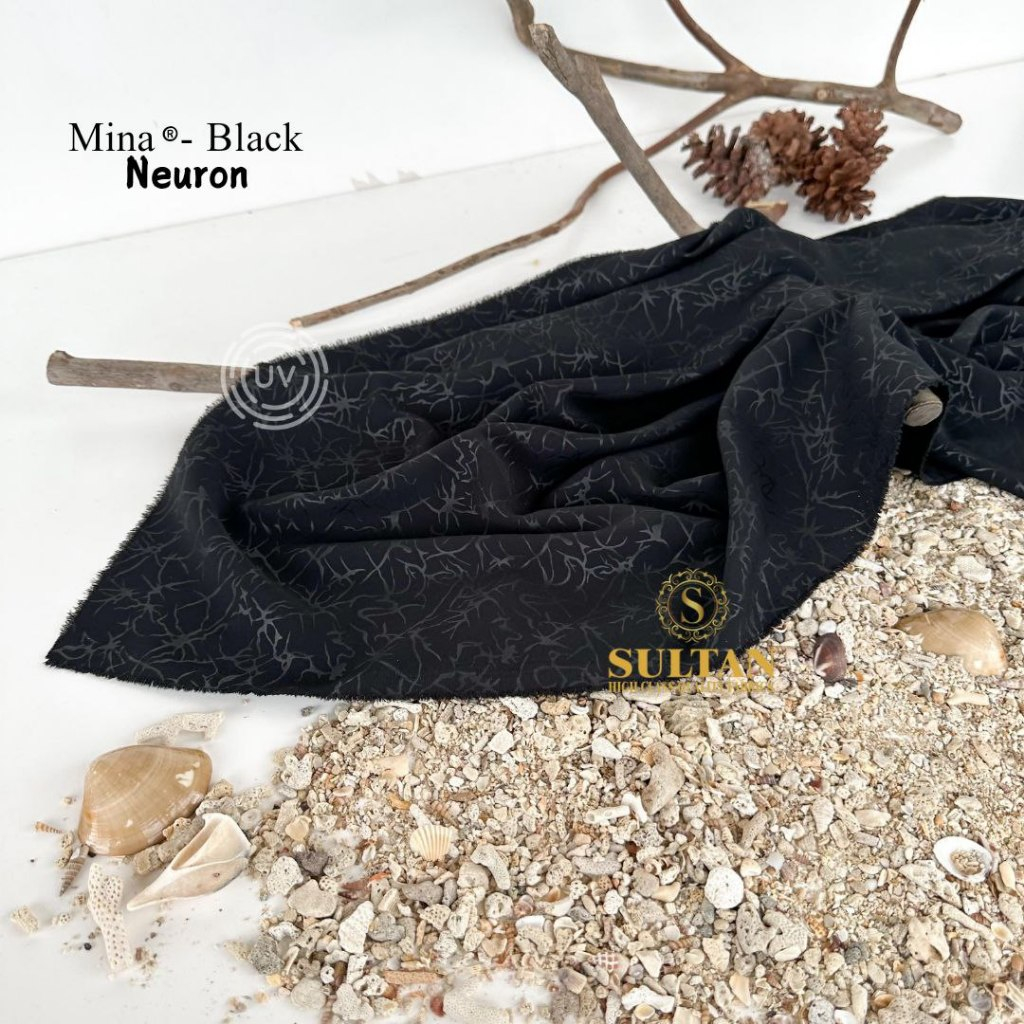 Jual KAIN MINA ANTI UV SULTAN EMBOSS NEURON 50cm | Shopee Indonesia