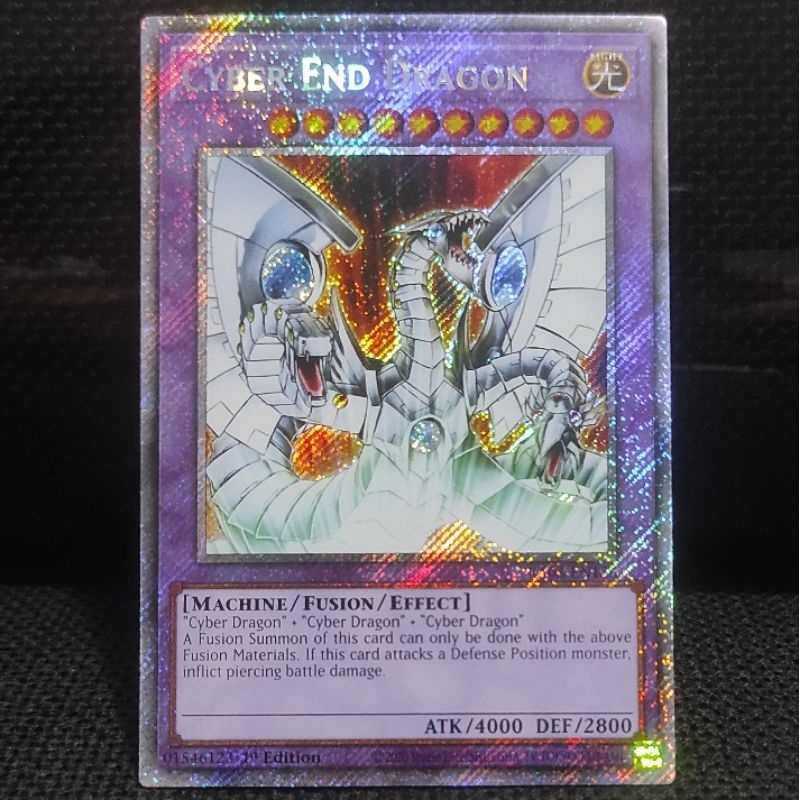 Yu-Gi-Oh! Carta Cyber End Dragon - Platinum Secret Rare (RA03-EN156) - 1a Edizione
