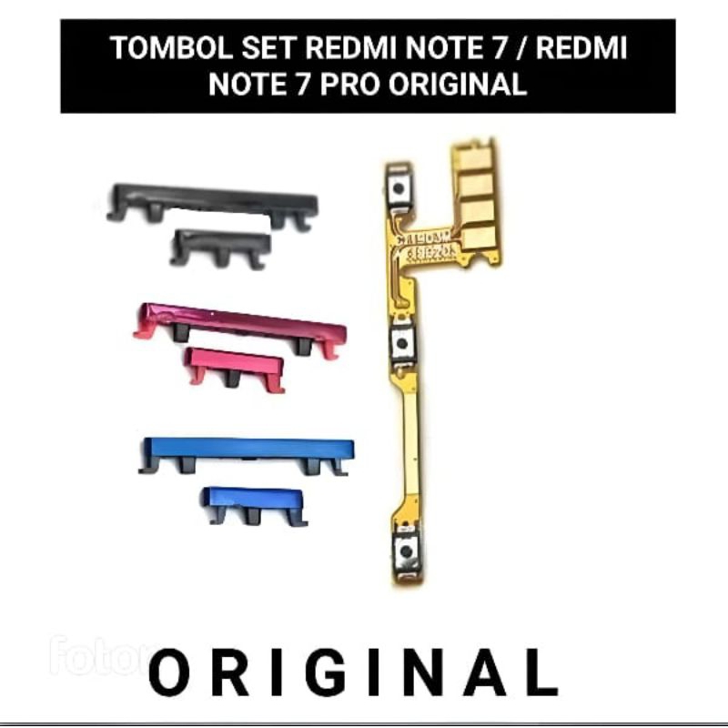 Jual SET TOMBOL ON/ OF VOLUME+ FLEXIBEL REDMI NOTE 7 / REDMI NOTE 7 PRO ...