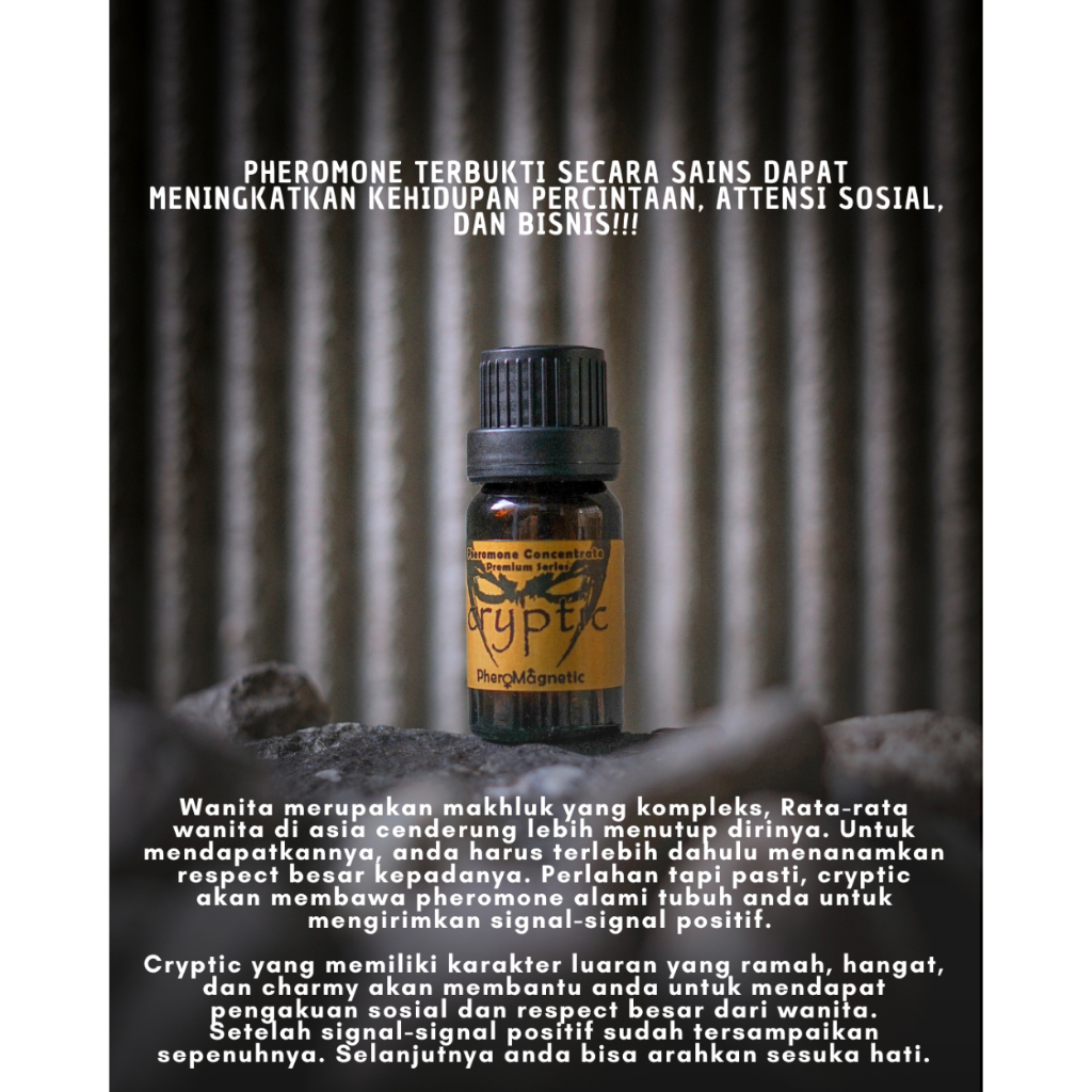 Jual CRYPTIC - OIL PHEROMONE3 CONCENTRATE BY PHEROMAGNETIC PARFUM ...