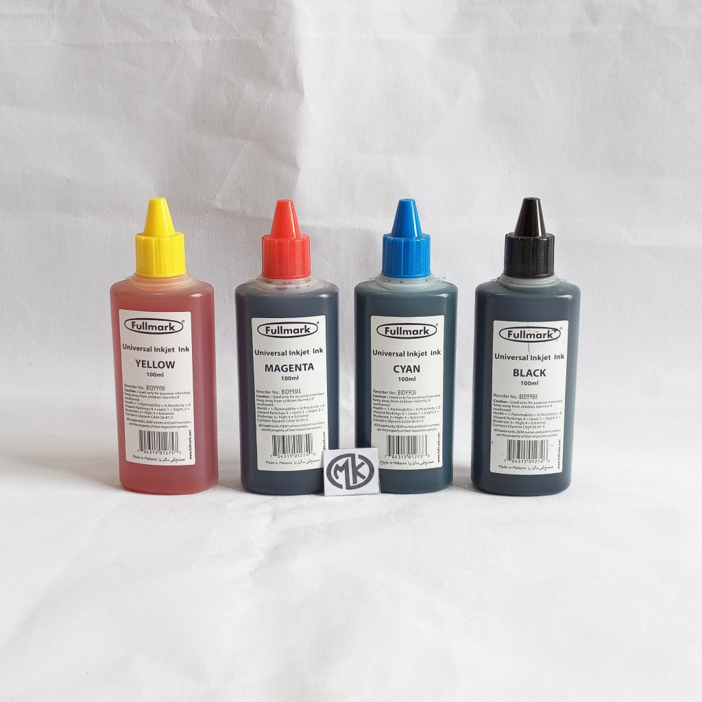 Jual Tinta Isi Ulang Printer Inkjet Fullmark 100ml | Shopee Indonesia