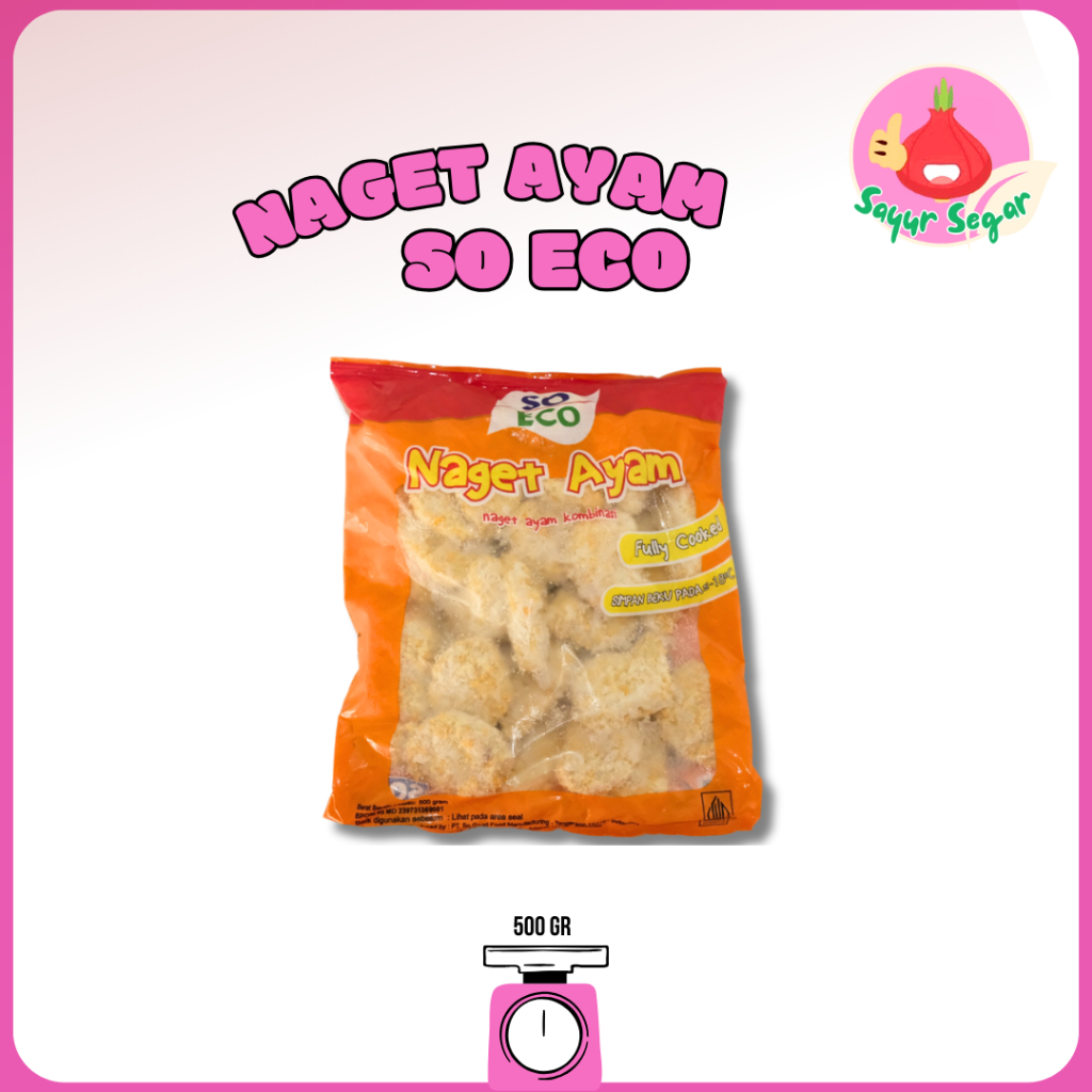 Jual Sayur Segar - So Eco Naget Ayam/Chicken Nuggets 500 gr | Shopee ...