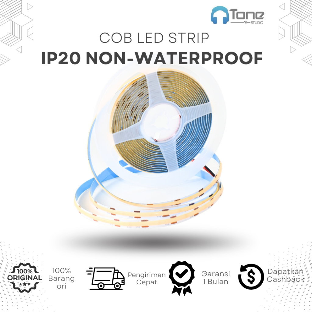 Jual Lampu COB LED Strip Light IP20 5m | Shopee Indonesia