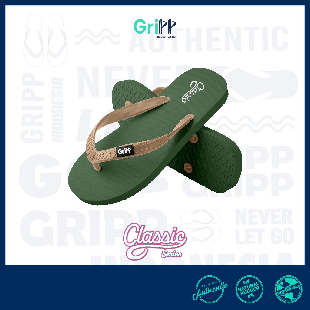 Jual GriPP - Classic Green Army Brown | Shopee Indonesia