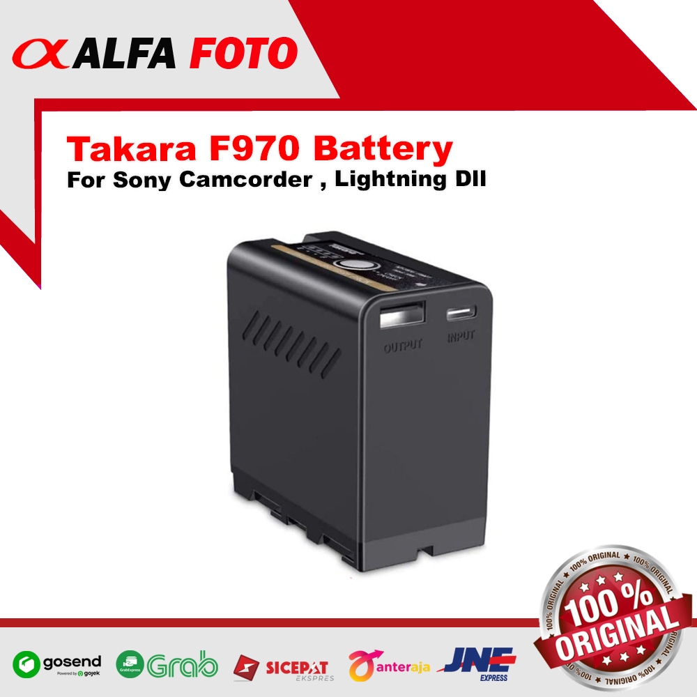 Jual Takara Battery NP F970 F 970 For SONY NX100 200 MC2500 1500 dll ...