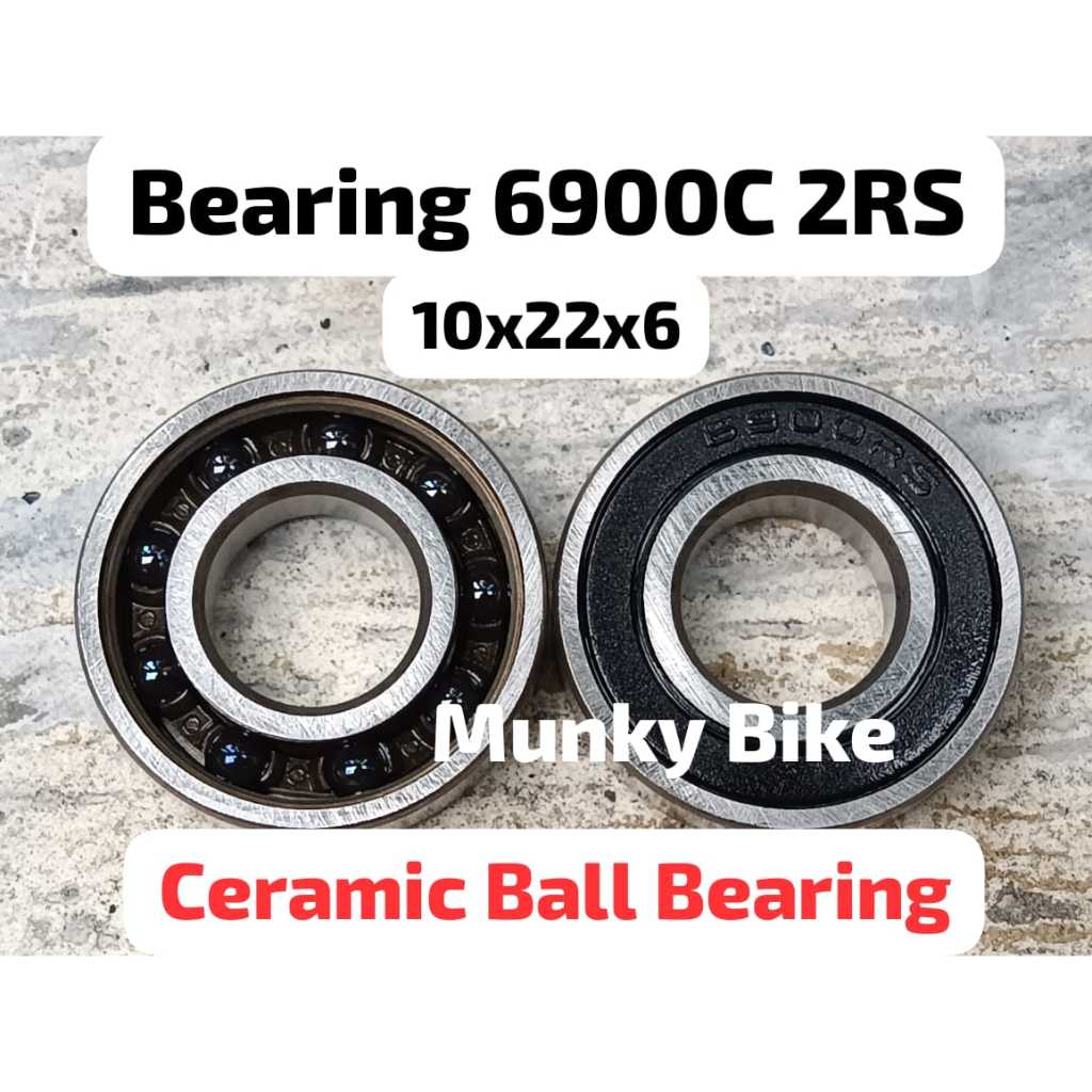 Stainless Steel S6801-2RS Ball Bearing Hybrid Ceramic 6801 61801