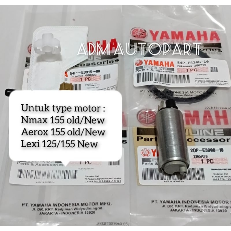 Jual Rotak Fuel pump 2DP+Filter fuel 2DP/54P+Oring 54P Nmax 155 OLD/New ...