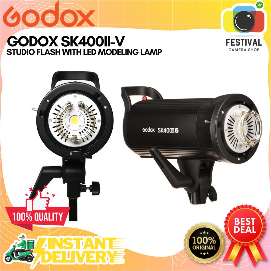 Jual Godox SK400II Studio Flash With LED Modeling Lamp SK-400 S ...
