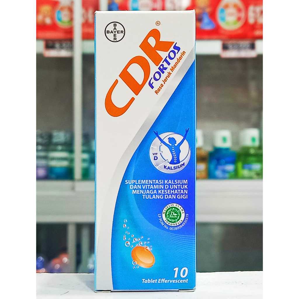 Jual CDR & CDR Fortos Effervescent Isi 10/15/20 TABLET - Menjaga ...