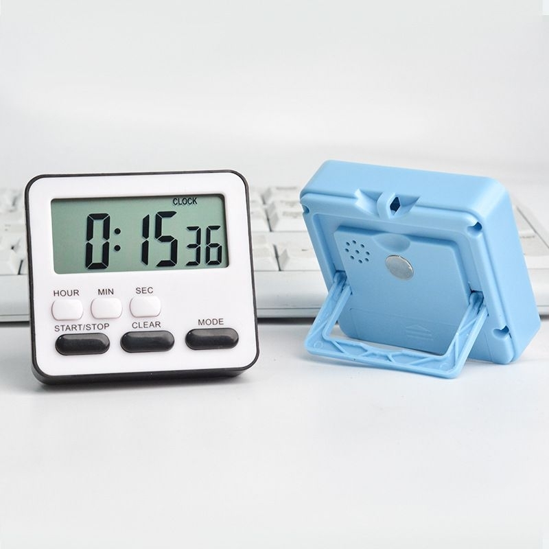 Jual Timer Dapur Digital LCD Alarm Cooking Kopi Kue Roti Kitchen Timer ...