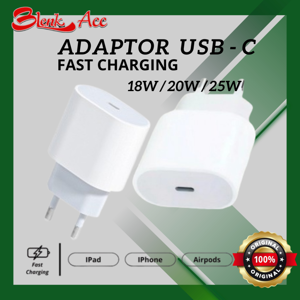 Power Adapter Apple 18w Original Charger Apple 18 Watt Fast