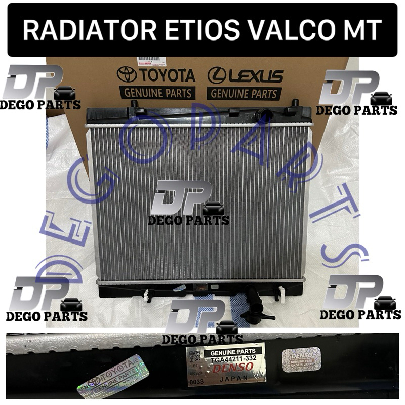 Jual RADIATOR ASSY ETIOS VALCO MANUAL ASLI ORIGINAL DENSO JAPAN ...