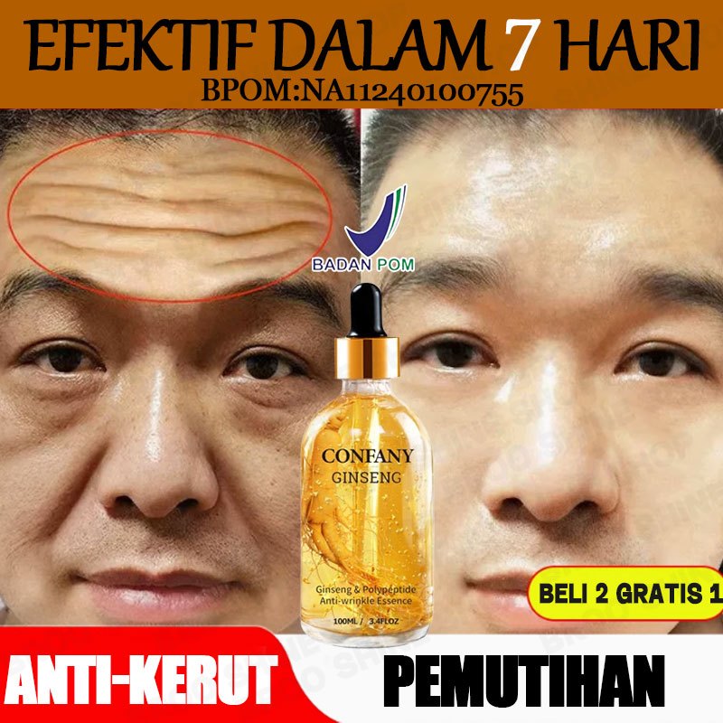 Ginseng Serum Anti Aging Mengencangkan Kulit