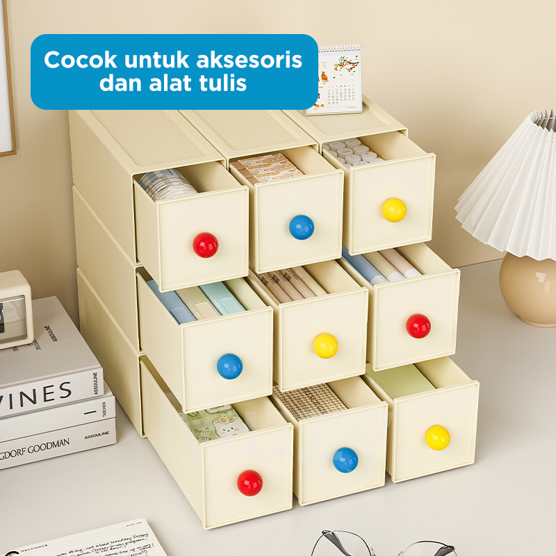 Jual Muzy Rak Tingkat Laci Mini Serbaguna Laci Pulpen Meja Kerja ...