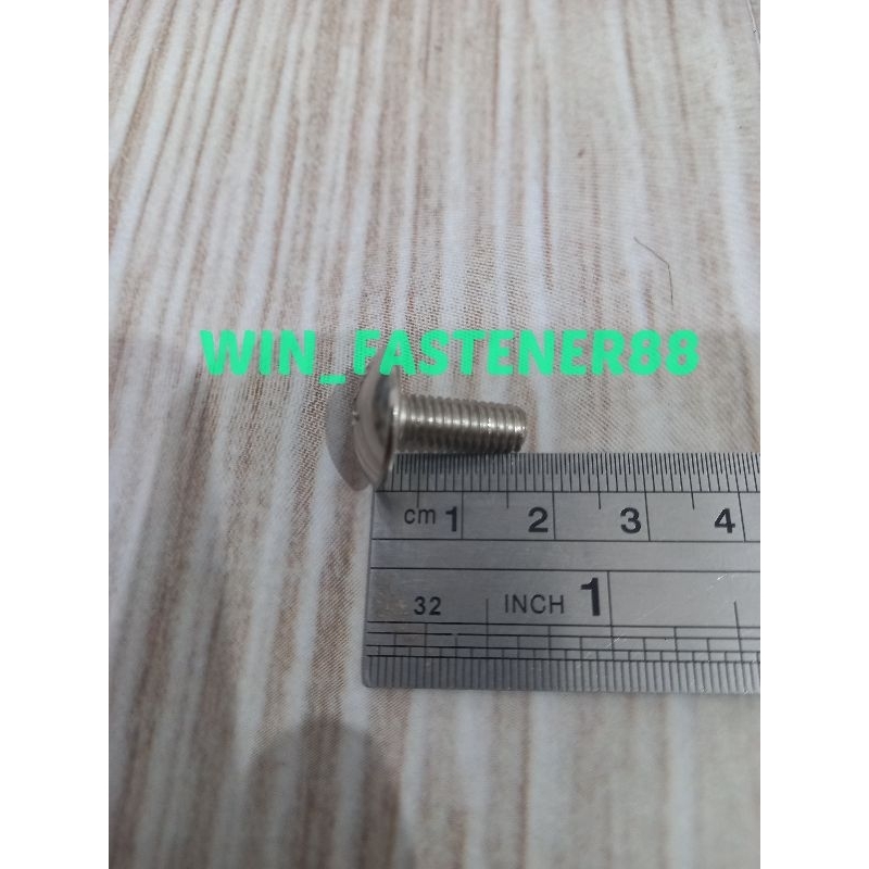 Jual [25-100pcs] BAUT BODY NEKEL HONDA M6 X 16 UNIVERSAL NEKEL NIKEL ...
