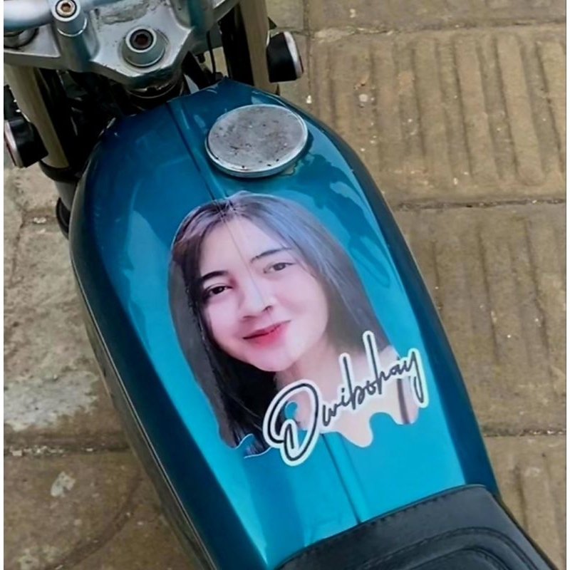 Jual Water Slide Decal CUSTOM FOTO TANGKI MOTOR | Shopee Indonesia