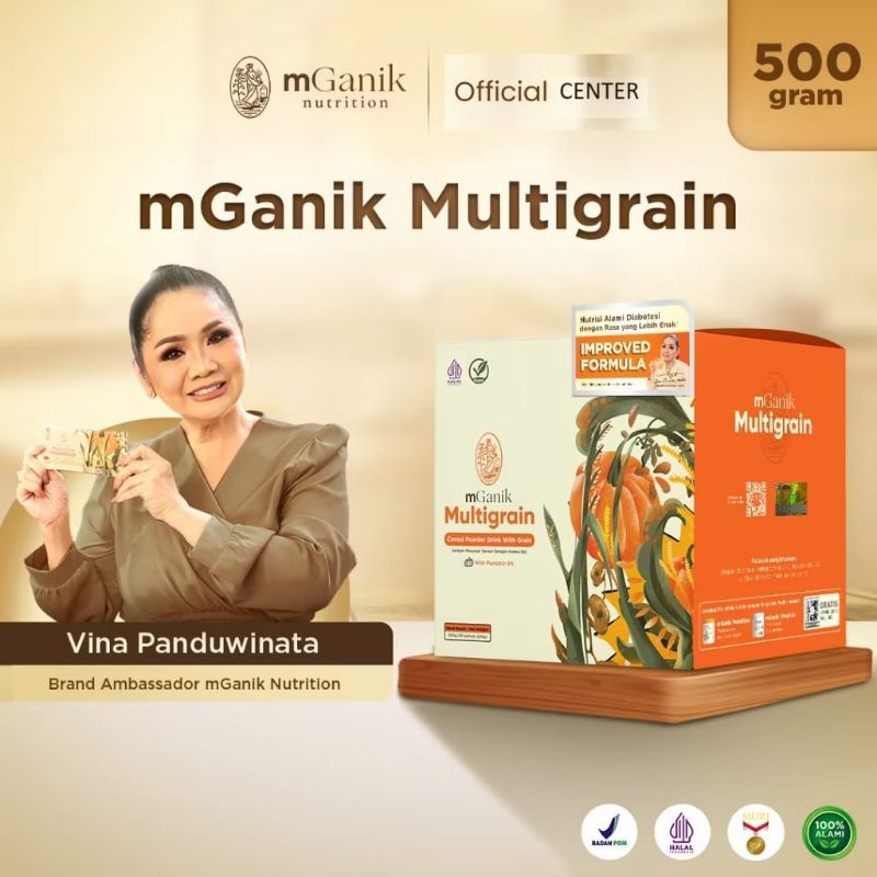 Jual Mganik multigrain 1 box isi 20 sachet - superfood untuk diabetes ...