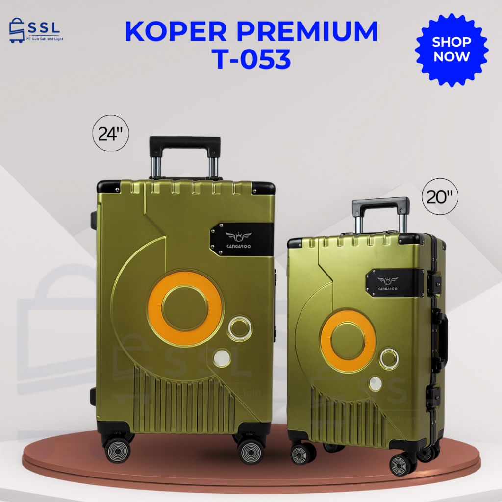 Jual Koper Premier Full Polycarbonate 24INCH 26INCH TSA Lock - Gold ...