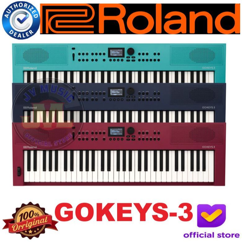 Jual Roland GO:KEYS 3 Keyboard Portable Roland Gokeys-3 61-keys ...