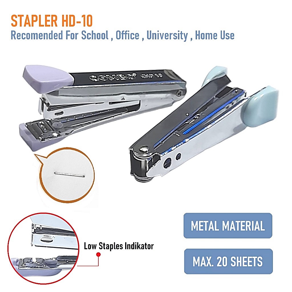 Jual Staples Combo HD-10 Steples Besi Stapler Besi Hekter Besi No.10 ...