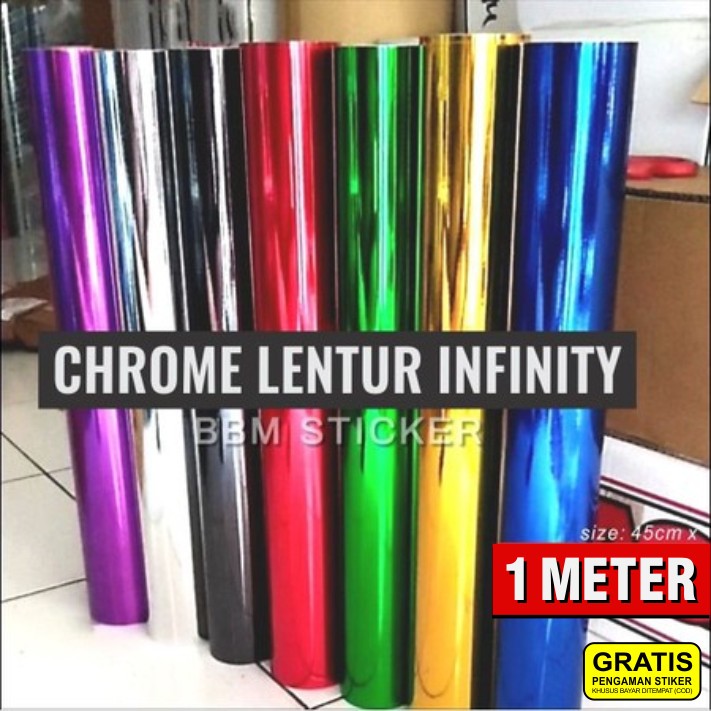 Jual STIKER CHROME KROM SKOTLET MOTOR MOBIL - Per 1 Meter | Shopee ...