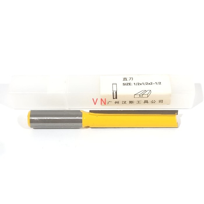Jual Mata Router/Profil Lurus 12 mm( 1/2×1/2×2-1/2