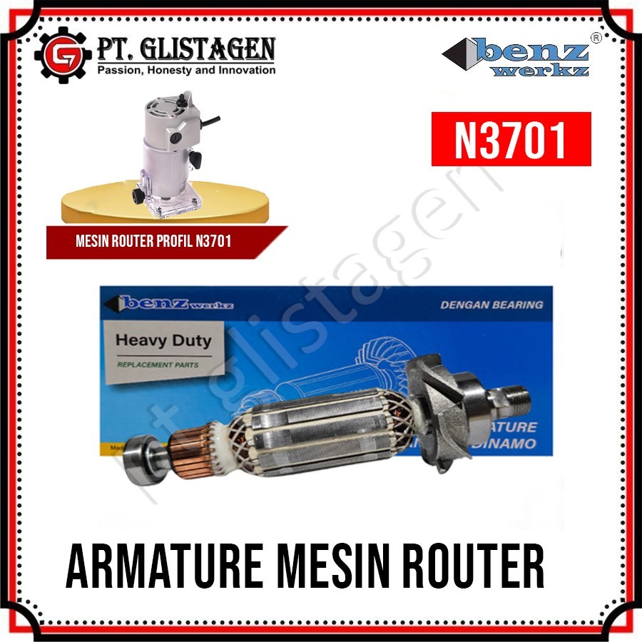 Jual Benz Armature N 3701 Armatur Wood Trimmer Rotor Profil Kayu ...