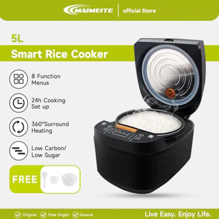 MAIMEITE 5L Rice Cooker Magic Com Free Steamer Penanak Nasi Sehat Multifungsi low carbo Kapasitas Besar hemat listrik