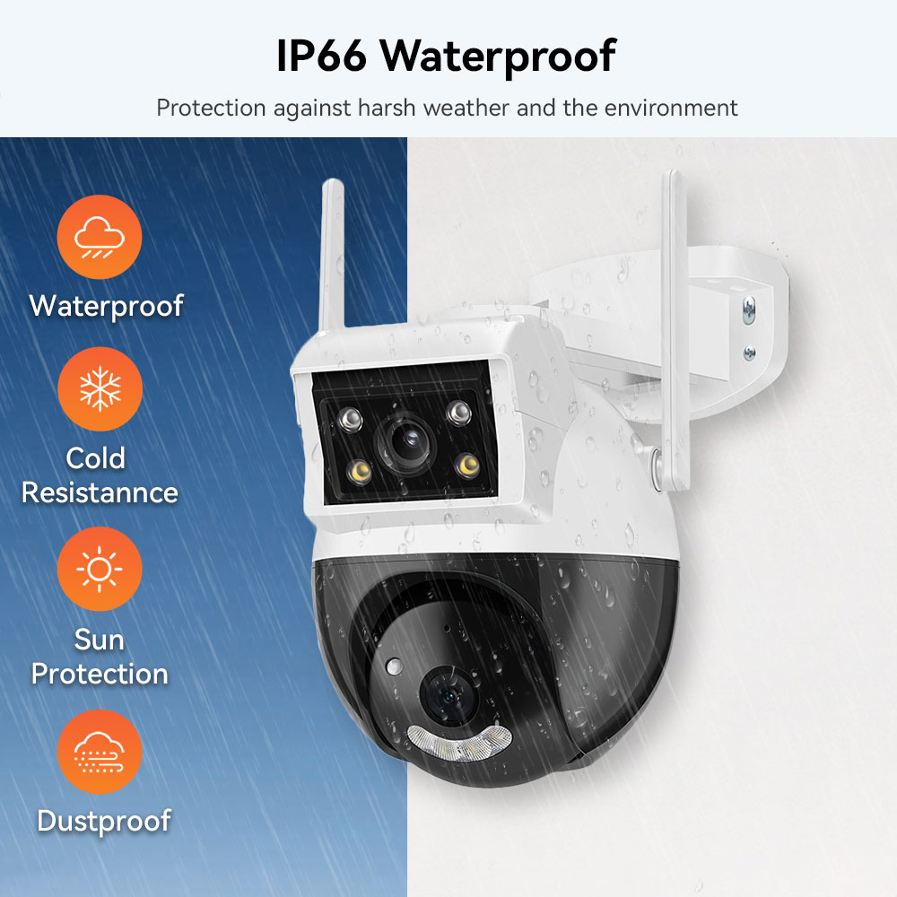 Jual CCTV V380 pro Outdoor WiFi 8MP Dual Lens Waterproof IP Camera 360 ...