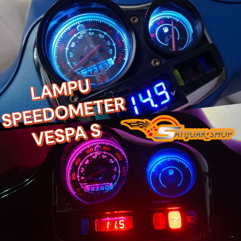 Jual LAMPU SPEEDOMETER VESPA MATIC S (LAMPU LED) | Shopee Indonesia