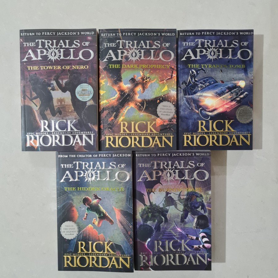 Jual Trials of Apollo - Rick Riordan 5 Books set | Shopee Indonesia