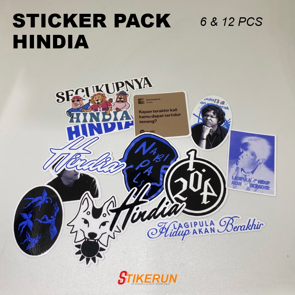 Jual Stiker Pack Hindia / Baskara Untuk Laptop, Tumbler, Motor dan ...