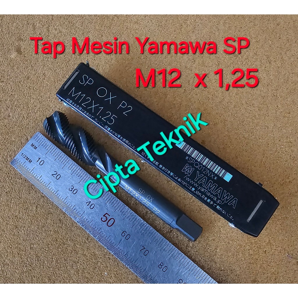 Jual Tap Mesin Yamawa Asli M12 x 1,25 SP Machine Taps M12 Pitch