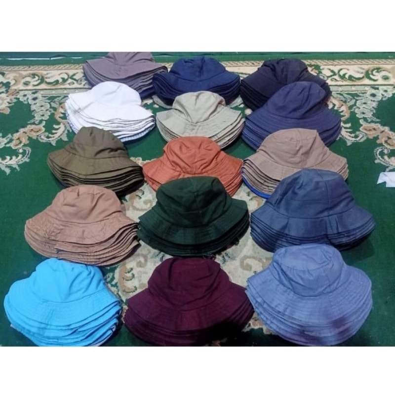 Jual Topi Rimba/Topi keplek/Topi outdor perkodi isi 20 pcs termurah ...