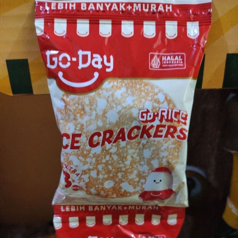 Jual Go-day Rice crackers 1 renteng | Shopee Indonesia