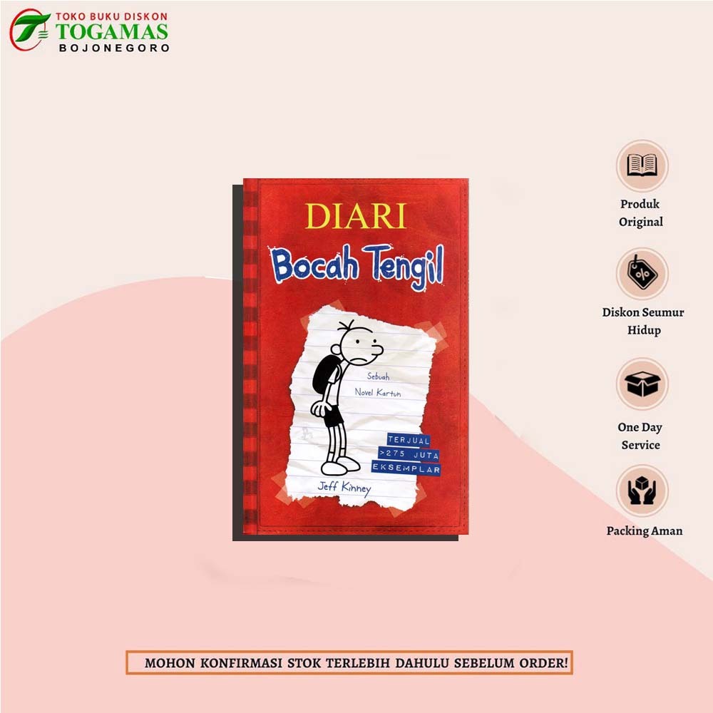 Jual Diari Bocah Tengil Jeff Kinney Novel Kartun | Shopee Indonesia
