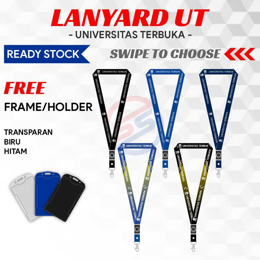 Jual Lanyard Universitas Terbuka FREE Frame/Holder | Shopee Indonesia